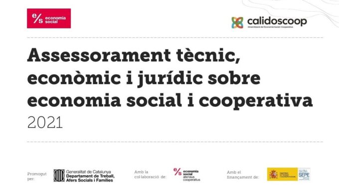 Assessorament Tècnic, Econòmic I Jurídic (economia Social I Cooperativa) 2021